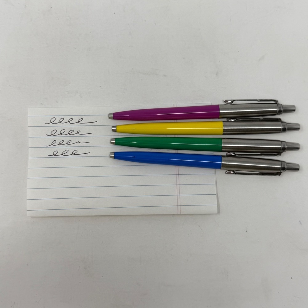 Parker Jotter Originals Ballpoint Pen Collection SET of 4 Medium Point Black Ink